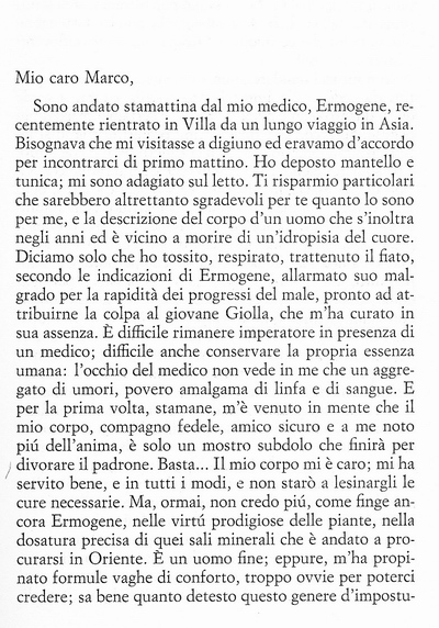 Memorie di Adriano Marguerite Yourcenar